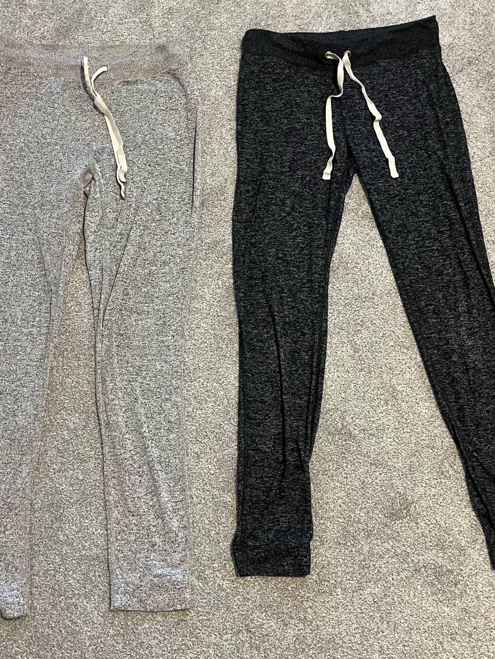 J. Crew Women's Lot of 2 Jogger Pants - Light Gray & Charcoal